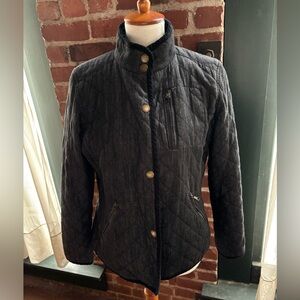 Lauren Ralph Lauren Charcoal Quilted Jacket